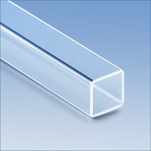 Clear Fused Quartz Square Tubing ST0.5